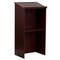 Adiroffice Wood Stand-up Podium Lectern, Mahogany ADI661-01 - alternate 3